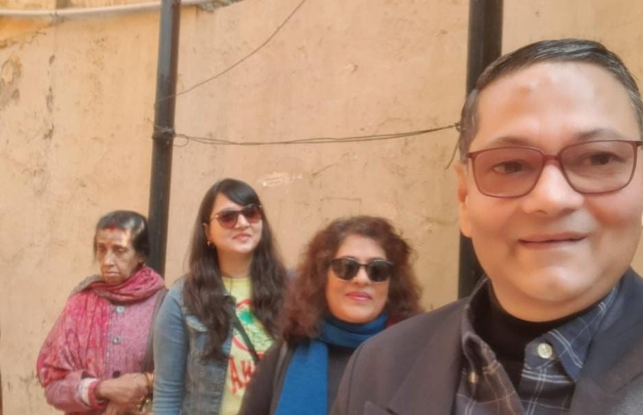 Sri Chandra Kumar Bose Standing in the queue for SIR.